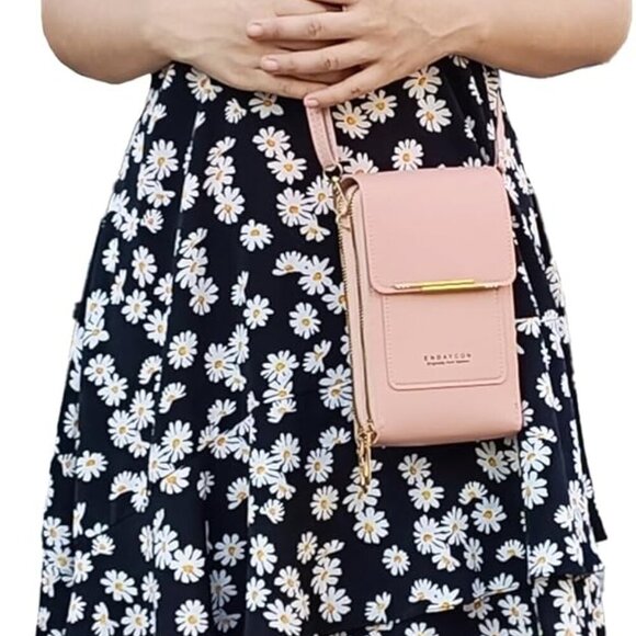 Small Cell Cross Body Purses for Women Mini Shoulder Handbags Zipper Crossbody B - Picture 3 of 6